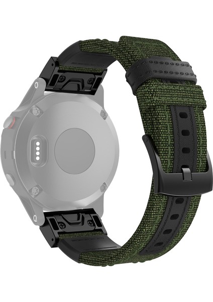 puluz Garmin Fenix5 Artı Yeşil Ordu Için Tuval Watch Band (Yurt Dışından) modelleri