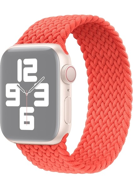 puluz Apple Watch Uyumlu Series 6 & Se 40Mm Için Kordonlu Saat, Boyut: M 145Mm Parlak Turuncu (Yurt Dışından)