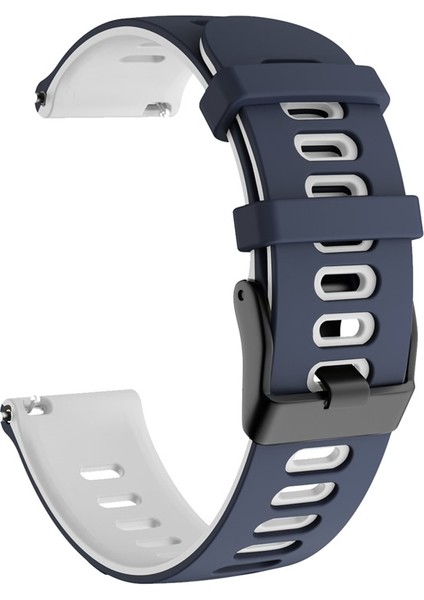 puluz Garmin Vivoaktif 4 / Venu 2 Watchband Mavi Beyaz (Yurt Dışından)