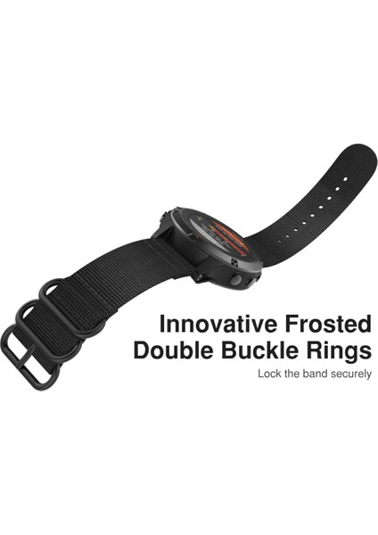 puluz Garmin Fenix ​​3 Naylon Watchband Siyah Için (Yurt Dışından)