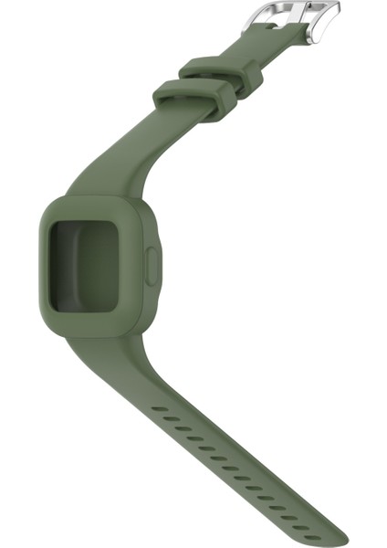 Puluz Garmin Vivofit Jr3 Için Silikon Saf Renkli Kumaş Band Koyu Yeşil (Yurt Dışından)