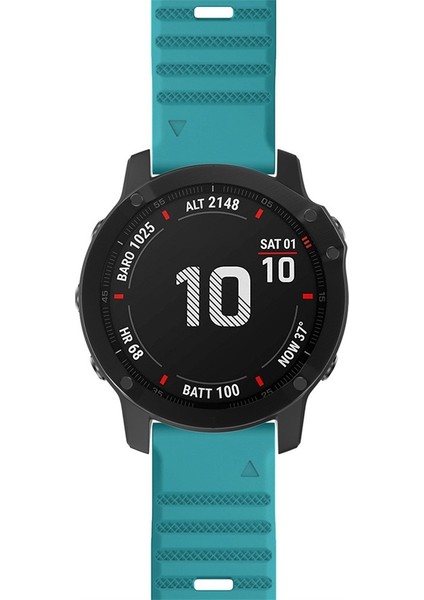 puluz Garmin Fenix ​​6 Silikon Kayışı Mavi-Yeşil (Yurt Dışından) modelleri