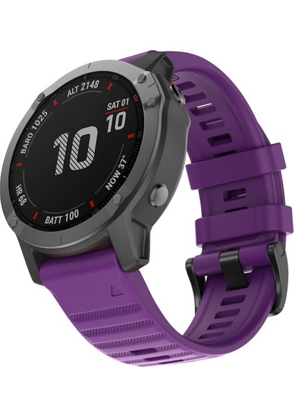 puluz Garmin Fenix ​​6 Silikon Kayış Mor Için (Yurt Dışından) fiyatları