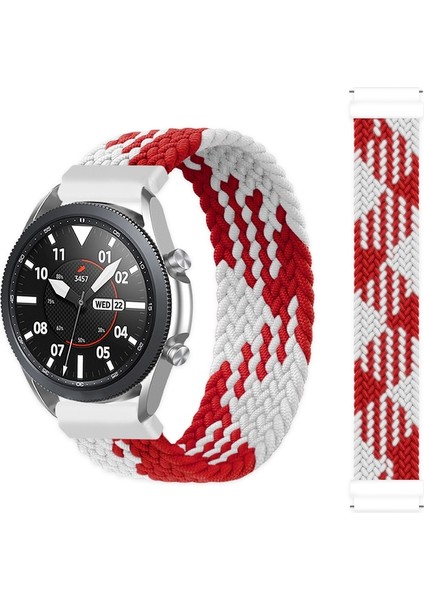 puluz Garmin Vivoactive 3 Watchband Için, Boyut: 125Mm Kırmızı Ve Beyaz (Yurt Dışından)