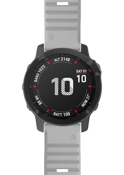puluz Garmin Fenix ​​6X 26Mm Silikon Kayış Gri Için (Yurt Dışından) modelleri