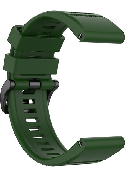 puluz Garmin Fenix ​​6X 26Mm Yeşil Ordu Için Resmi Doku Kordonu (Yurt Dışından)
