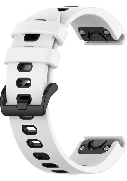 puluz Garmin Fenix ​​6'Ların Kayışı Siyah Beyaz Için (Yurt Dışından)