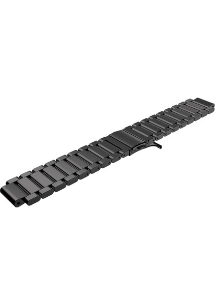 puluz Garmin Forerunner 220/230 Siyah Için Üç Çelik Şerit Kayışı (Yurt Dışından)