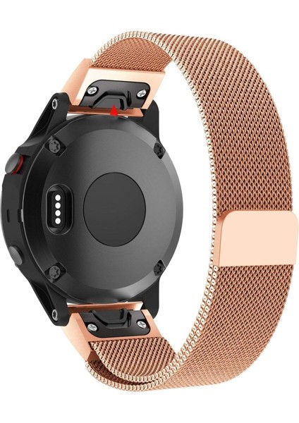 puluz Garmin Fenix ​​5X Paslanmaz Çelik Metal Kordonlu Sandart Gül Altın (Yurt Dışından) fiyatları