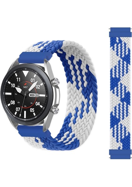 puluz Garmin Vivoactive 3 Watchband Için, Boyut: 125Mm Mavi Beyaz (Yurt Dışından)