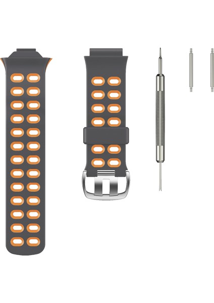 puluz Garmin Forerunner Için 310Xt Silikon Kordonlu Saat Gri Turuncu (Yurt Dışından) fiyatları