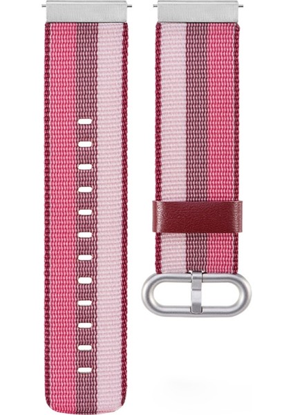 puluz Garmin Vivoaktif 3 Naylon Yedek Bilek Kayışı Kırmızı Için (Yurt Dışından)