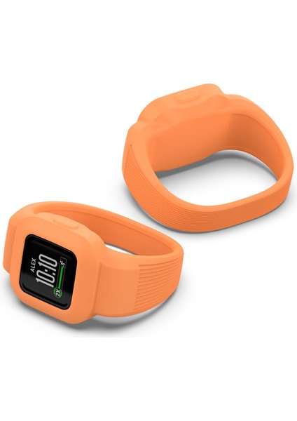 puluz Garmin Vivofit Jr3 Için Toka Silikon Kordonlu Band, Boyut: S Turuncu (Yurt Dışından) modelleri
