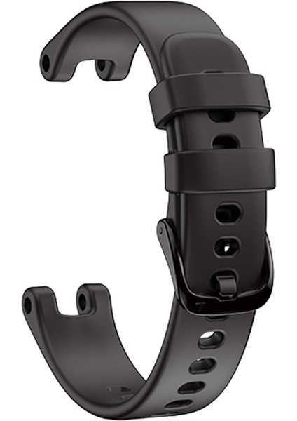 puluz Garmin Lily Silikon Kordon Bandosu Için Siyah (Yurt Dışından)