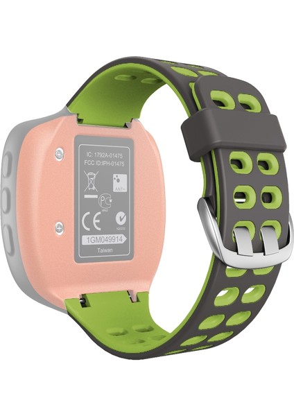 puluz Garmin Forerunner Için 310Xt Silikon Kordonlu Saat Gri Yeşil (Yurt Dışından)