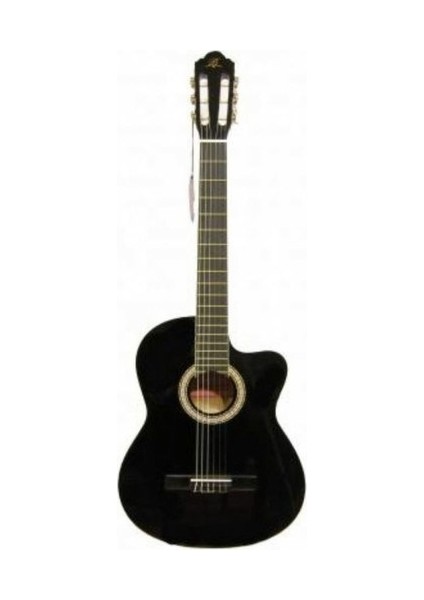 Lc 3900 Cbk Cutaway Siyah Klasik Gitar