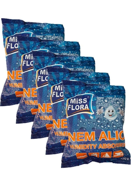 Miss Flora Nem Alıcı 450 G Yedek 5'li Paket