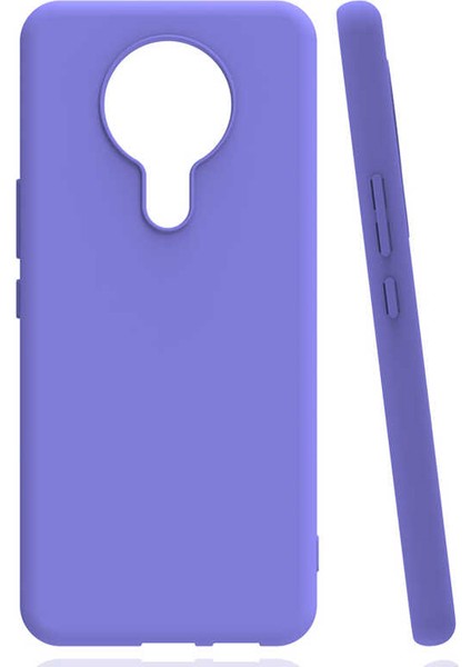 Tecno Spark 6 Kılıf Renkli Korumalı Premier Mat Silikon Mor