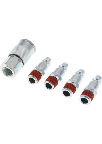 5x Hava Hızlı Bağlantı Kavramları Bağlayıcı Seti 1/4 "npt Kuplör / Fiş
