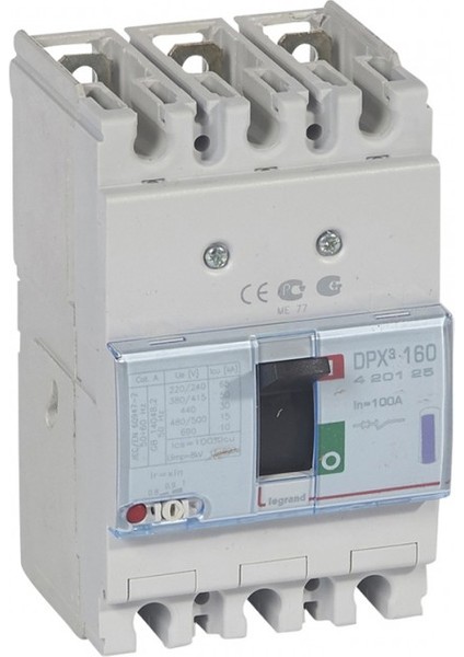 420126 Dpx³ 160 125A 3 Kutuplu 50KA Ayar Sahalı Kompakt Şalter