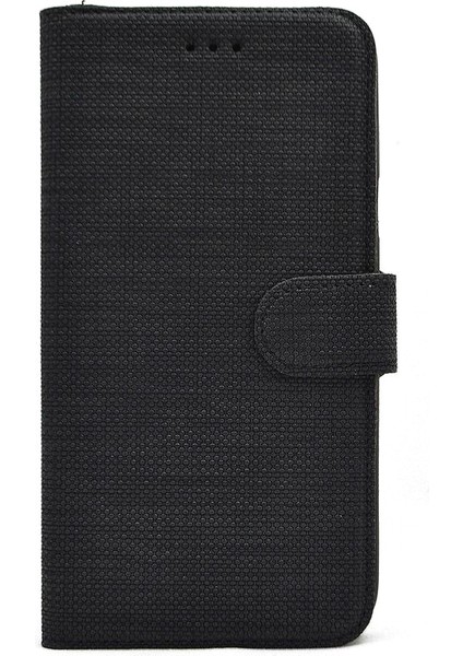 Oppo A54 Kılıf Standlı Kartvizitli Exclusive Spor Cüzdan Siyah