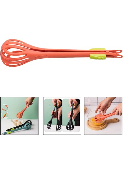 Naylon Yumurta Çırpıcı Çok Fonksiyonlu Güvenlik Gıda Tong Noodle Spagetti Maşa Siyah (Yurt Dışından) fırsatları