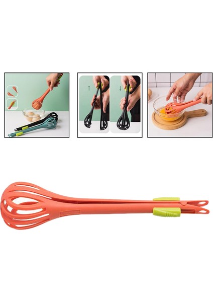 Naylon Yumurta Çırpıcı Çok Fonksiyonlu Güvenlik Gıda Tong Noodle Spagetti Maşa Siyah (Yurt Dışından) indirimleri