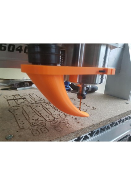Toz Cnc 6040 80MM Spin Plastik Aparat