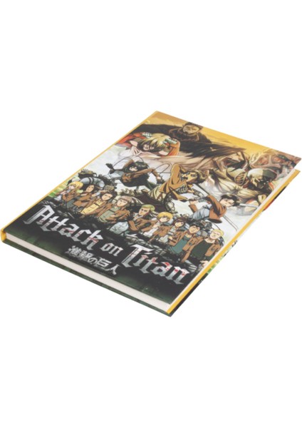 Sarı Attack Tasarım 160 Sayfa Çizgisiz Defter