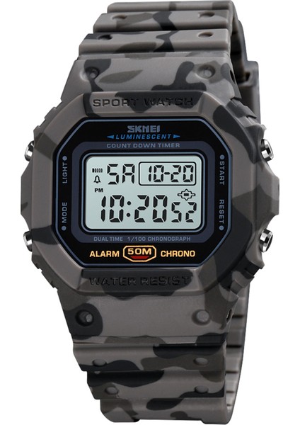 Erkek Dijital Spor Saat Skmeı Klasik Su Geçirmez Spor