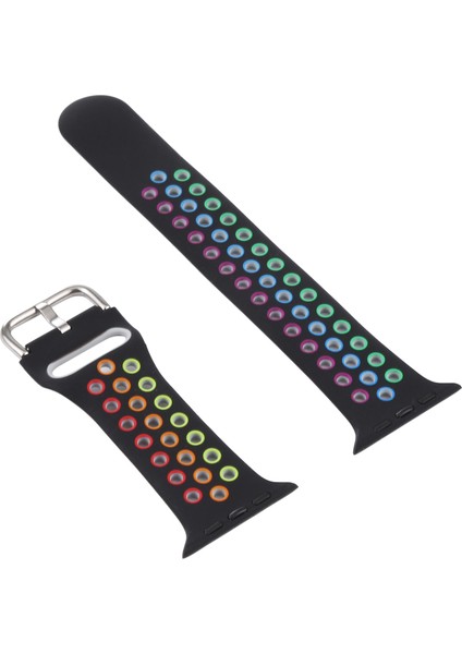 puluz Apple Watch Uyumlu 6 & Se & 5 & 4 Için Silikon Kayış + Kılıf 40Mm Siyah Renkli (Yurt Dışından) fiyatları