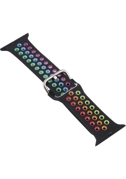 puluz Apple Watch Uyumlu 6 & Se & 5 & 4 Için Silikon Kayış + Kılıf 40Mm Siyah Renkli (Yurt Dışından) fırsatları