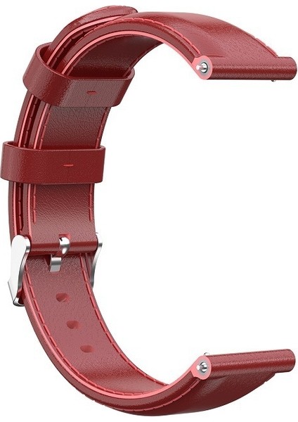 puluz Garmin Forerunner Için Yağ Balmumu Buzağı Derisi Kayışı 245 Kırmızı (Yurt Dışından) fiyatları