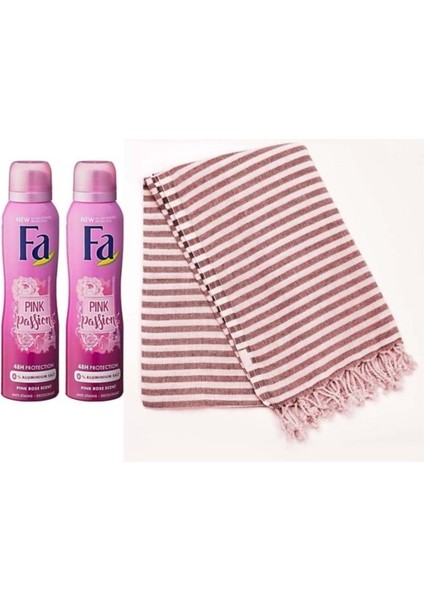 Deodorant 2X150ML Pink Passion + Peştemal