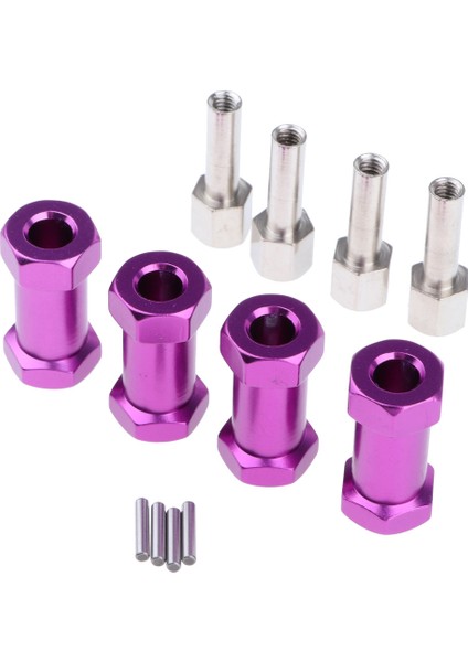 12MM Hex Hub 15-25MM Uzatma Adaptörü Combiner Rc Paletli Mor -25MM Için