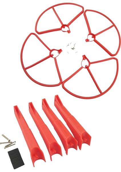 Prop Guard Çerçeve ve Iniş Takımı H501S H501A H501C H501M H501S Kırmızı Için