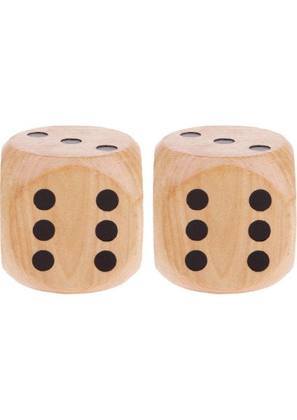 2 Paket Büyük 5 cm D6 Altı Taraflı Zar Rpg Kurulu Masa Oyunları Için Set Casino Malzemeleri