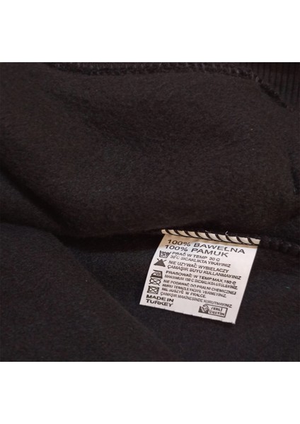 Anti Sosyal Baskılı 3 Ipl. Şardonlu 600 Gr. Siyah Kapüşonlu Sweatshirt fırsatları