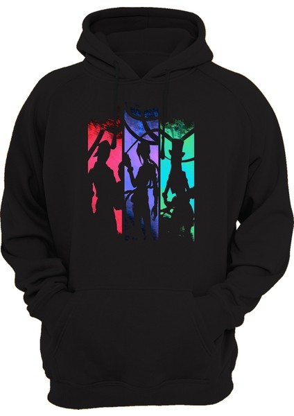 Lol Baskılı 3 Ipl. Şardonlu, Kalın (600 Gr.) Içi Polar Sweatshirt