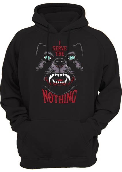 I Serve Nothing Baskılı 3 Ipl. Şardonlu, Kalın (600 Gr.) Içi Polar Sweatshirt