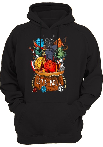 Zarlar Baskılı 3 Ipl. Şardonlu, Kalın (600 Gr.) Içi Polar Sweatshirt