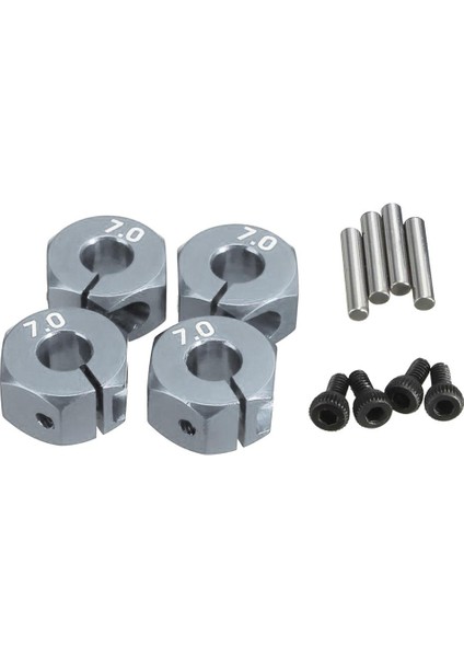 12MM Tekerlek Göbek Adaptörü Hsp 94101 94108 94110 1/10 Rc Buggy Car Titanyum (Yurt Dışından)