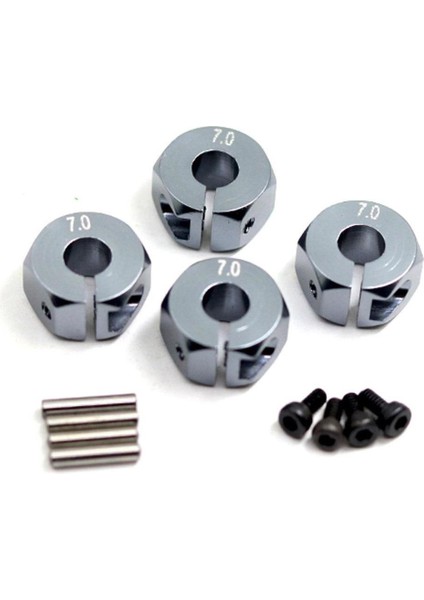 12MM Tekerlek Göbek Adaptörü Hsp 94101 94108 94110 1/10 Rc Buggy Car Titanyum (Yurt Dışından)