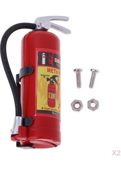 2 Adet 1: 8 1:10 Ölçekli Rc Model Simülasyon Yangın Söndürücü Araba Vücut Yedek Parça