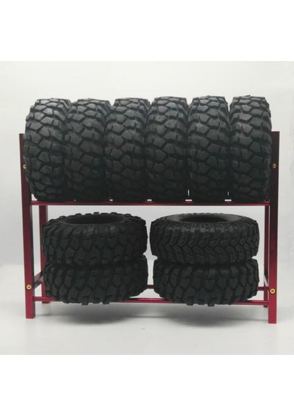 1.9 '' Lastik Raf Lastik Tekerlek Tutucu 1/10 Rc Paletli Garaj Organizatör Raf Için