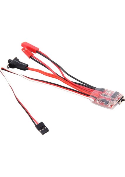 8 Adet Çift Yönlü Fırça Motor Hız Kontrolörü Esc Rc Araba Tekne Aksesuarları Için