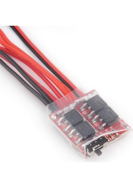 8 Adet Çift Yönlü Fırça Motor Hız Kontrolörü Esc Rc Araba Tekne Aksesuarları Için