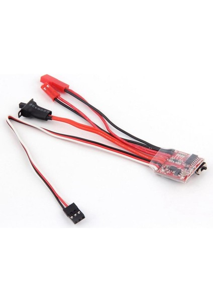 8 Adet Çift Yönlü Fırça Motor Hız Kontrolörü Esc Rc Araba Tekne Aksesuarları Için