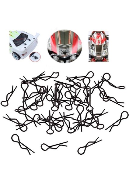 1/10 1/12 1/16 Rc Buggy Siyah Metal Bodyshell Klipler Redcat Hpı 50X Için Pimleri(Yurt Dışından)