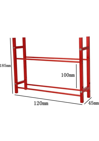Kırmızı Rc Araba Lastik Display Raf Depolama Garaj 1/10 SCX10 Dıy Değiştirmeler Için (Yurt Dışından)